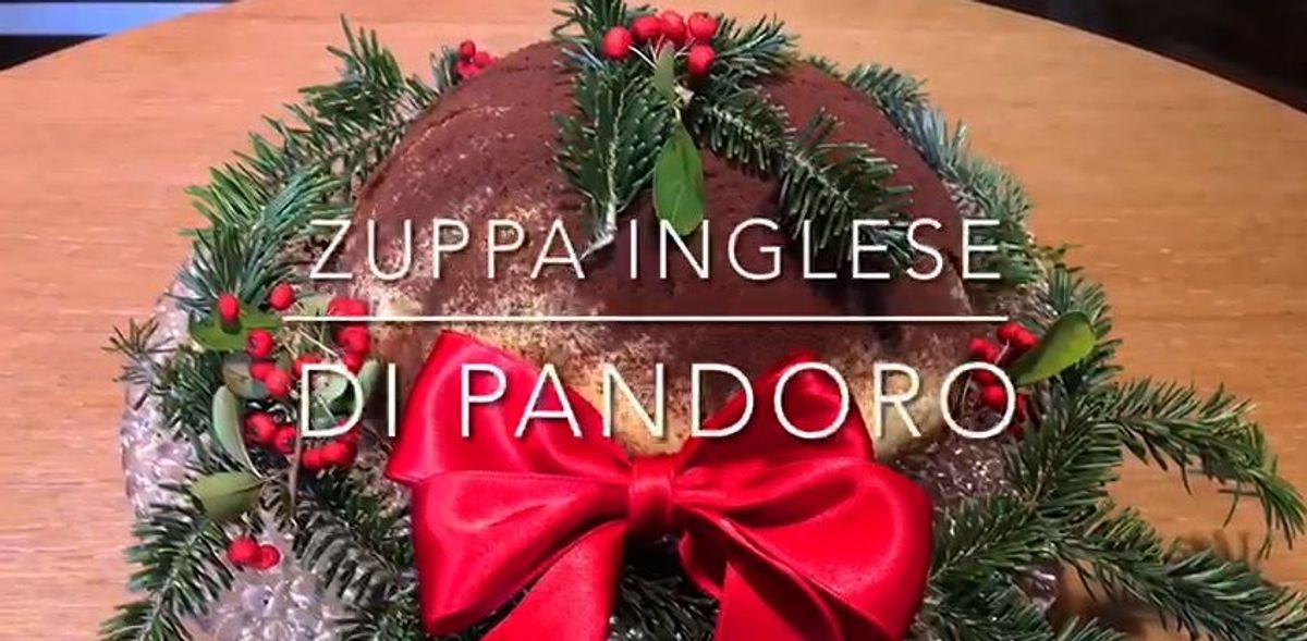 Cuciniamo insieme: zuppa inglese di pandoro