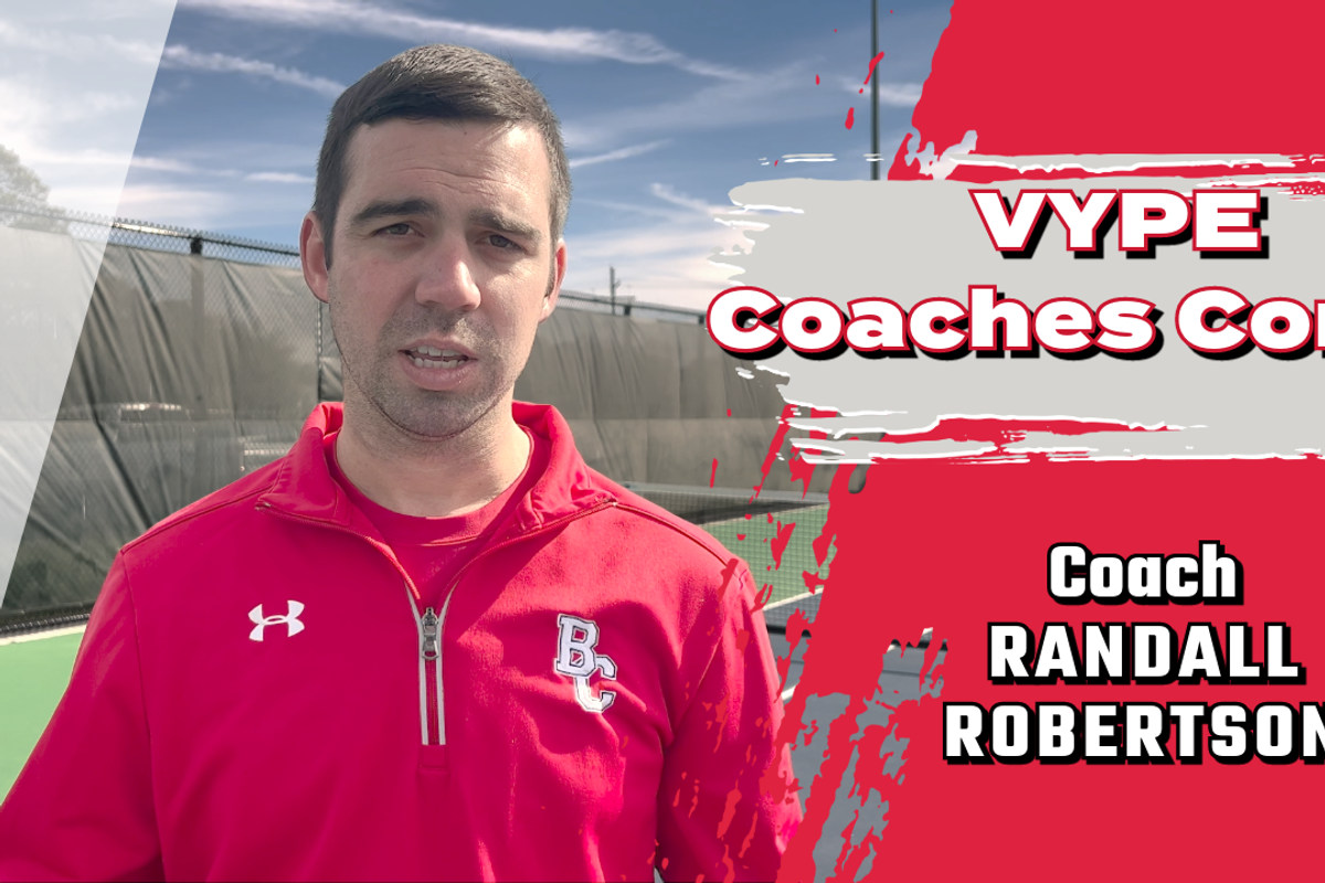 VYPE Coaches Corner: Bridge City Tennis Coach Randall Robertson