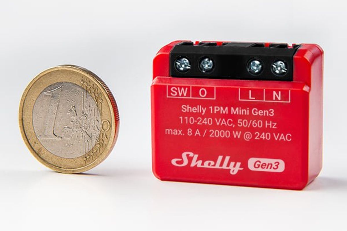 a photo of Shelly Mini Gen3 Series Mini Plus 1 PM
