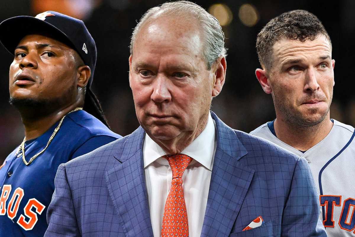Astros Framber Valdez, Jim Crane, Alex Bregman