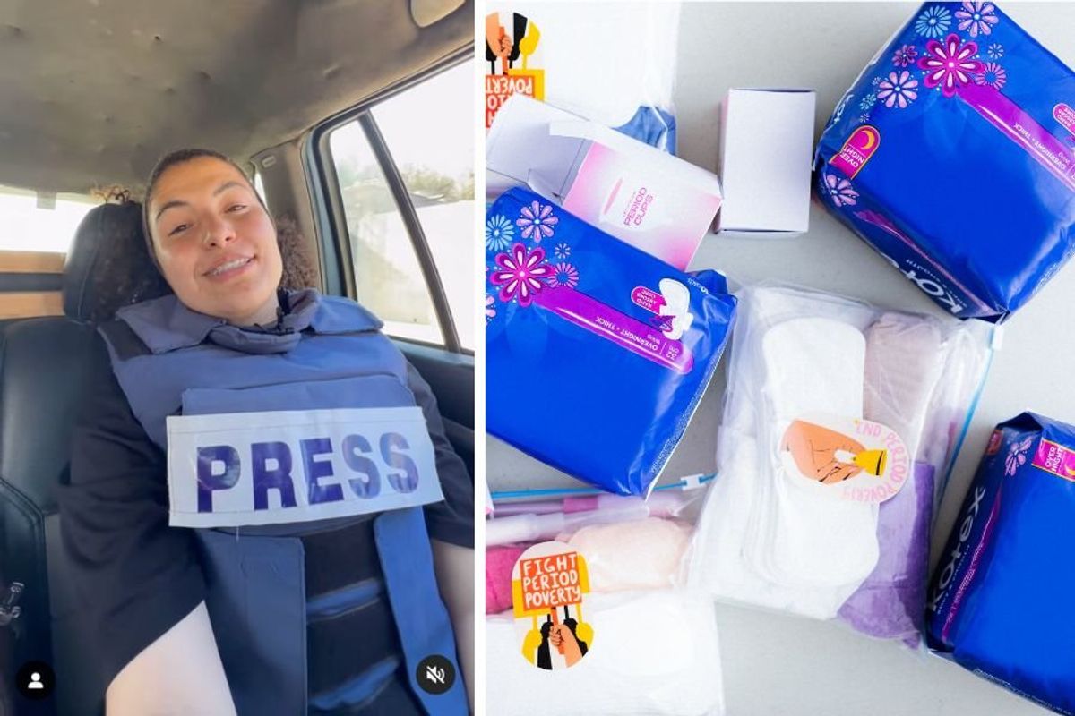 Gaza; Bisan Owda; Israel Hamas war; period poverty; Palestine