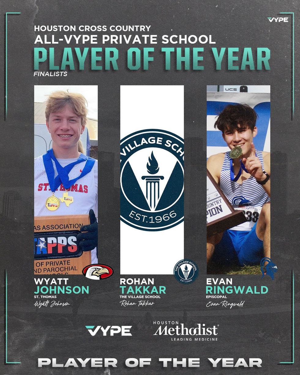VYPE AWARDS 2023 Boys Public & Private School Cross Country by Houston