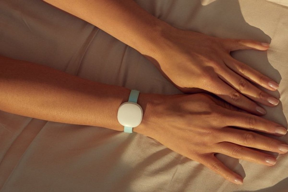 a phot of Ava Fertility bracelet on a woman's wrist
