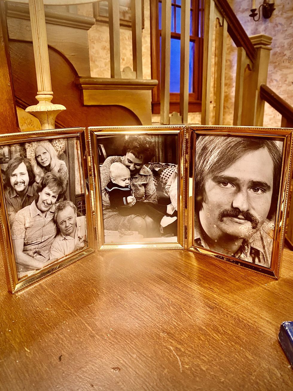 Original family photos of the Bunkers and Sitvics from 'All in the Family.'