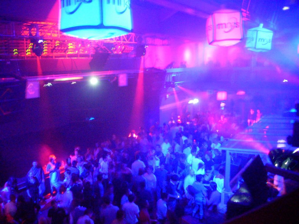 A night club scene