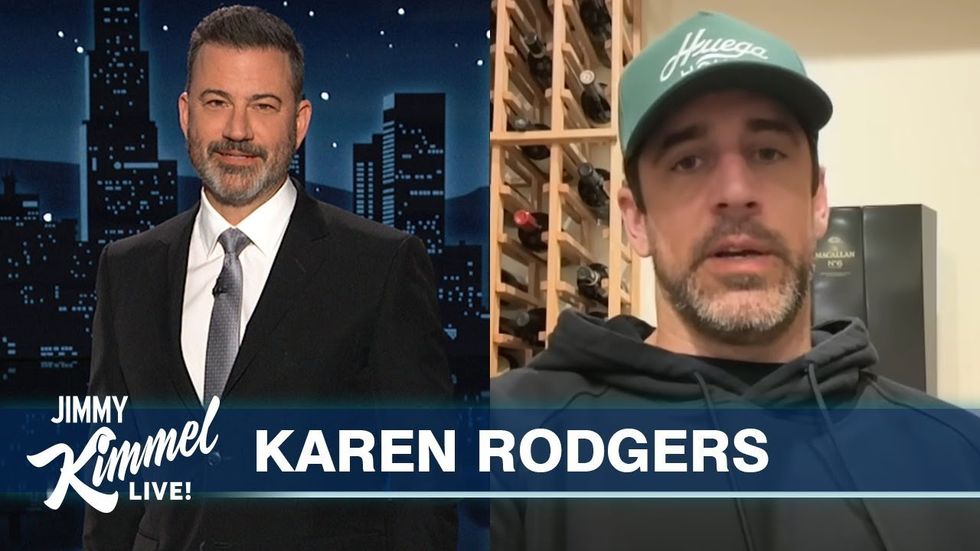 Jimmy Kimmel masterfully responds to Aaron Rodgers' tasteless‚ false allegations about him
