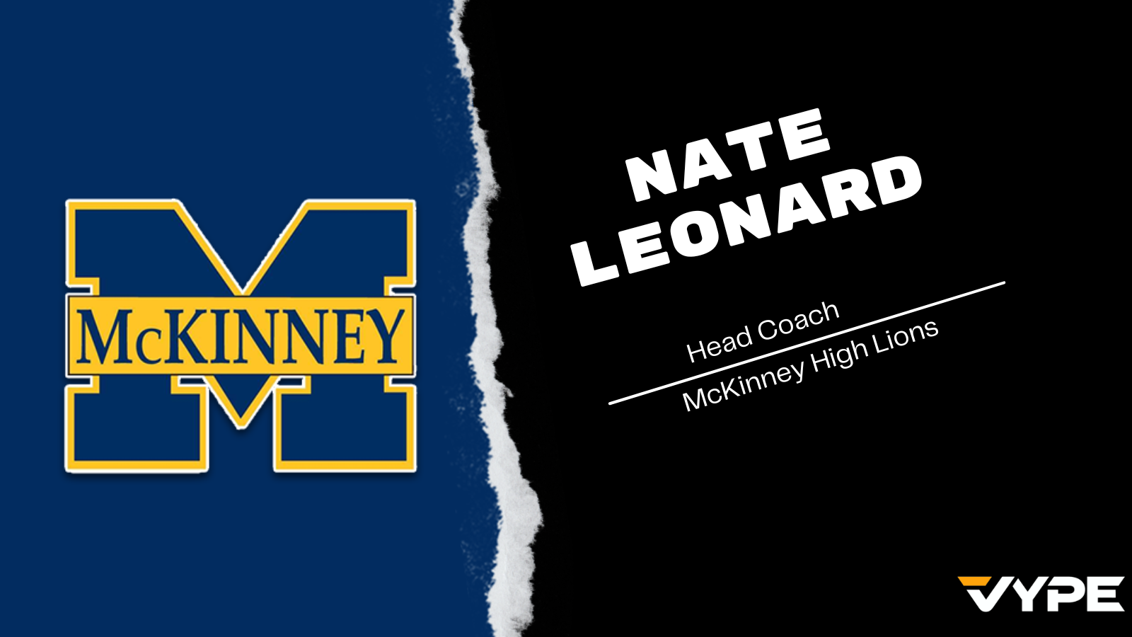 Coming Home: McKinney ISD announces Nate Leonard as Lions' new head coach