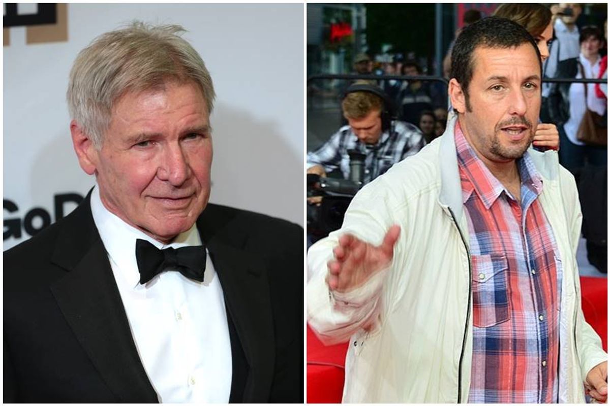 harrison ford, adam sandler, conan
