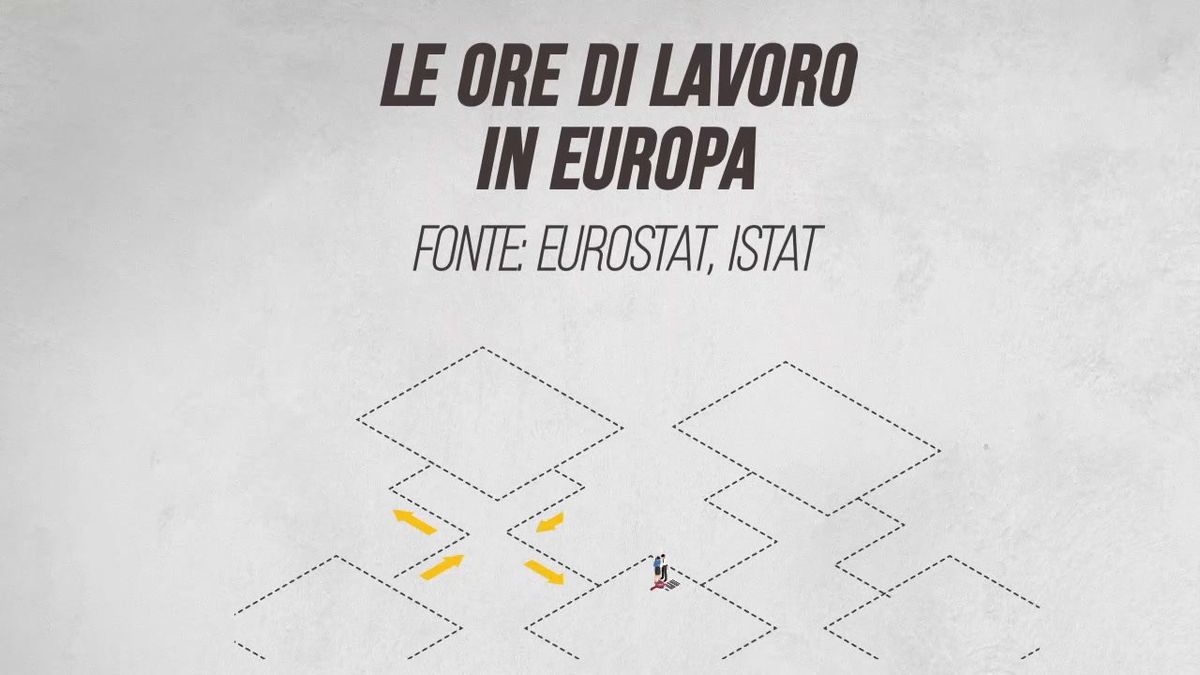 Le ore di lavoro in Europa
