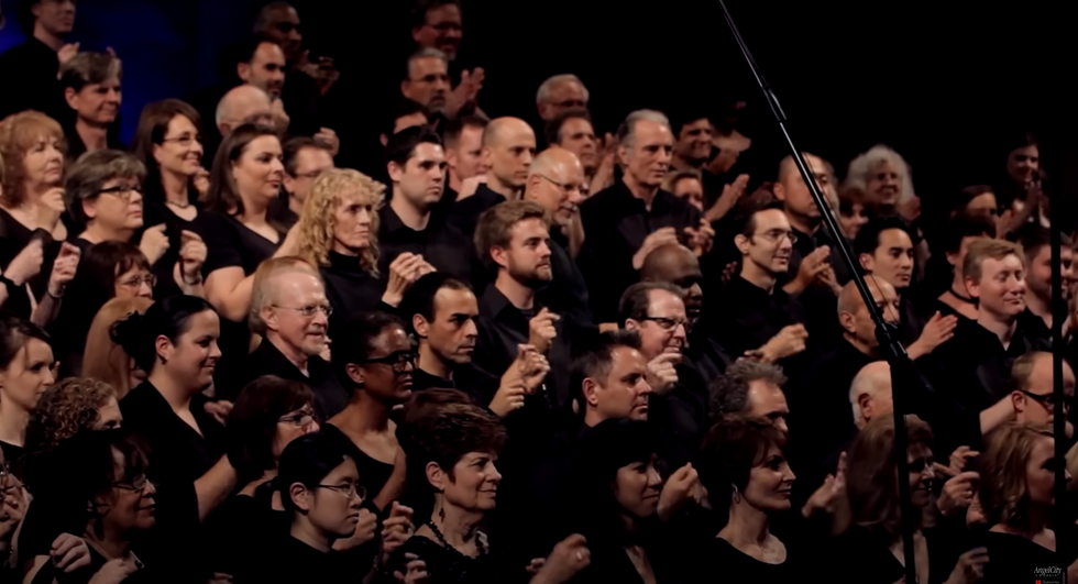 Choir performs amazing cover Toto's 'Africa'—complete with rain and thunder