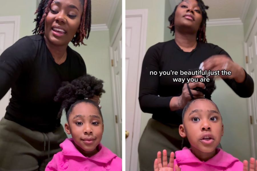 parenting; motherhood; gentle parenting; viral videos; little girl pep talk