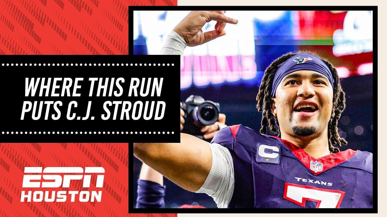 How CJ Stroud's rookie campaign with Texans has him in rare air