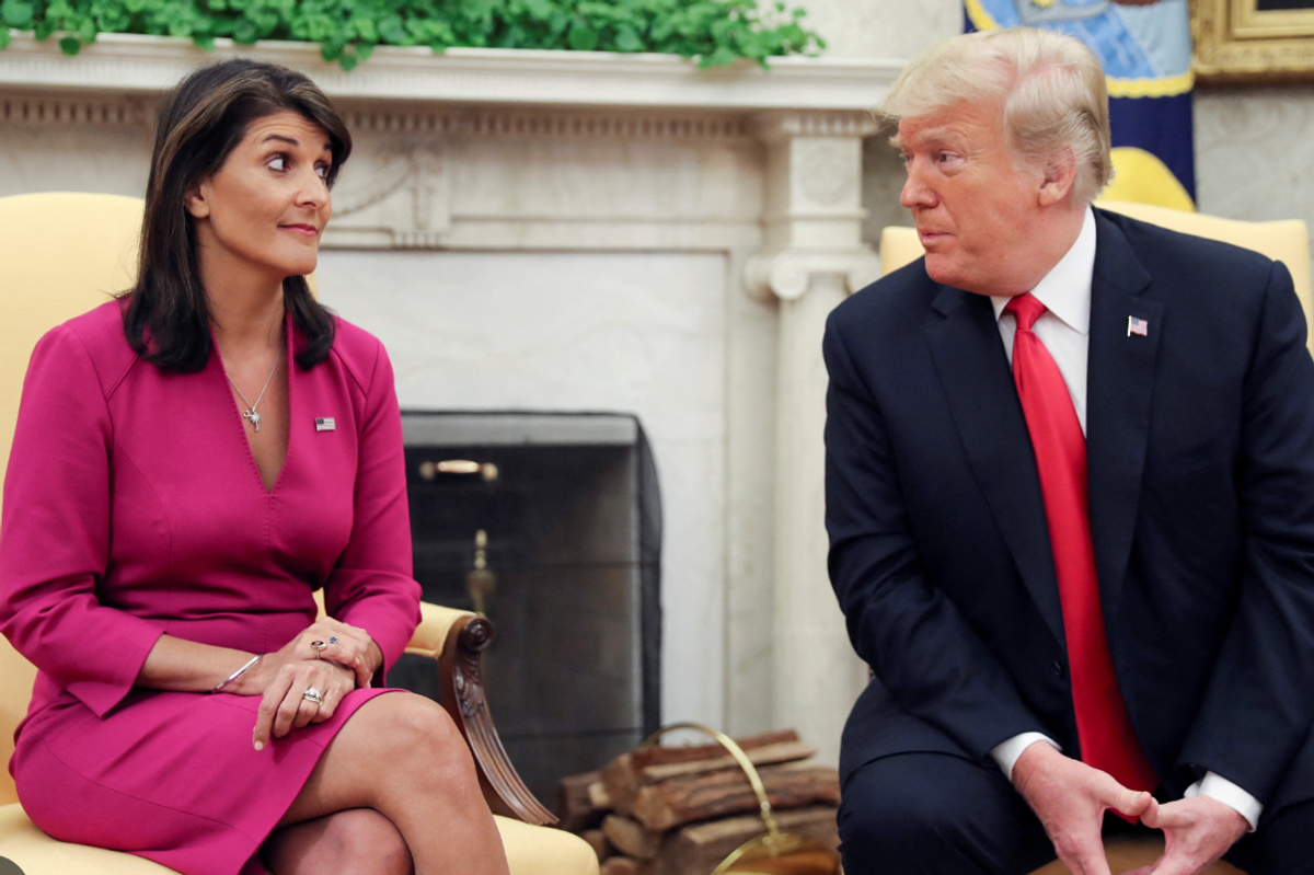 Trump Launches Xenophobic Attack On Haley (His Former UN  Ambassador)