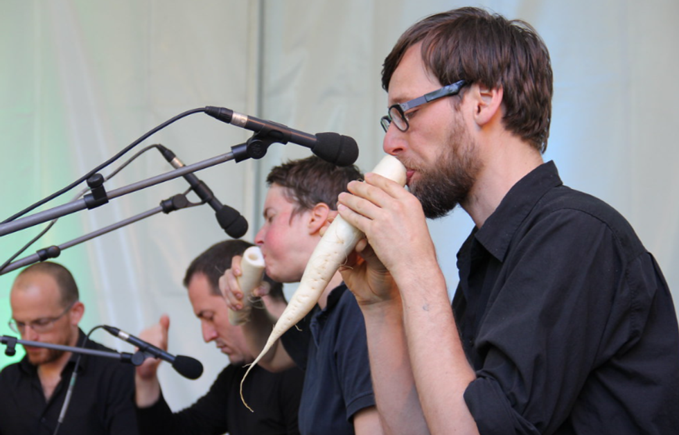 Listen to the far-out sounds of an ‘orchestra’ where every instrument is a vegetable