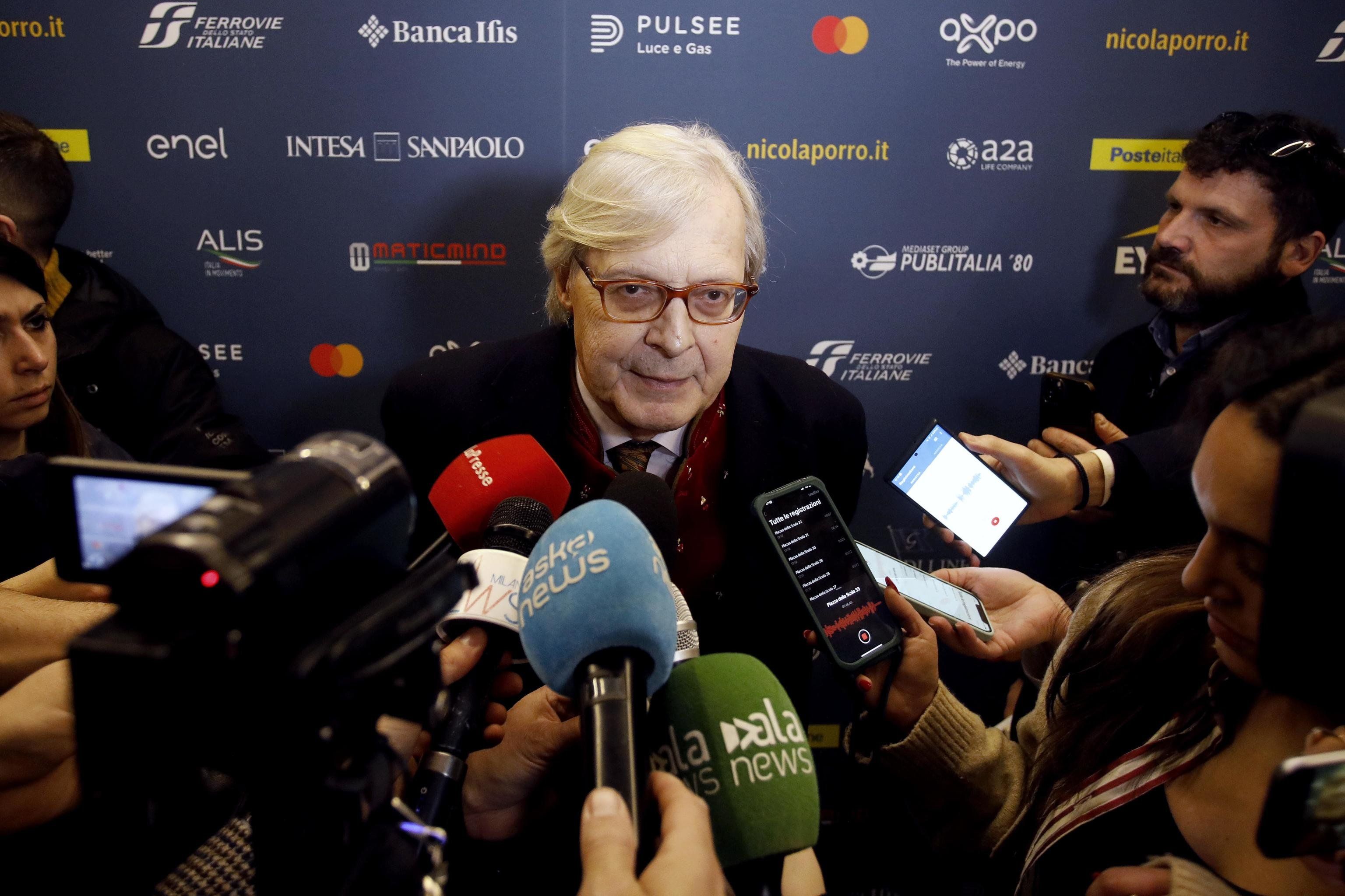 Colpo di teatro di Vittorio Sgarbi: «Mi dimetto da sottosegretario»