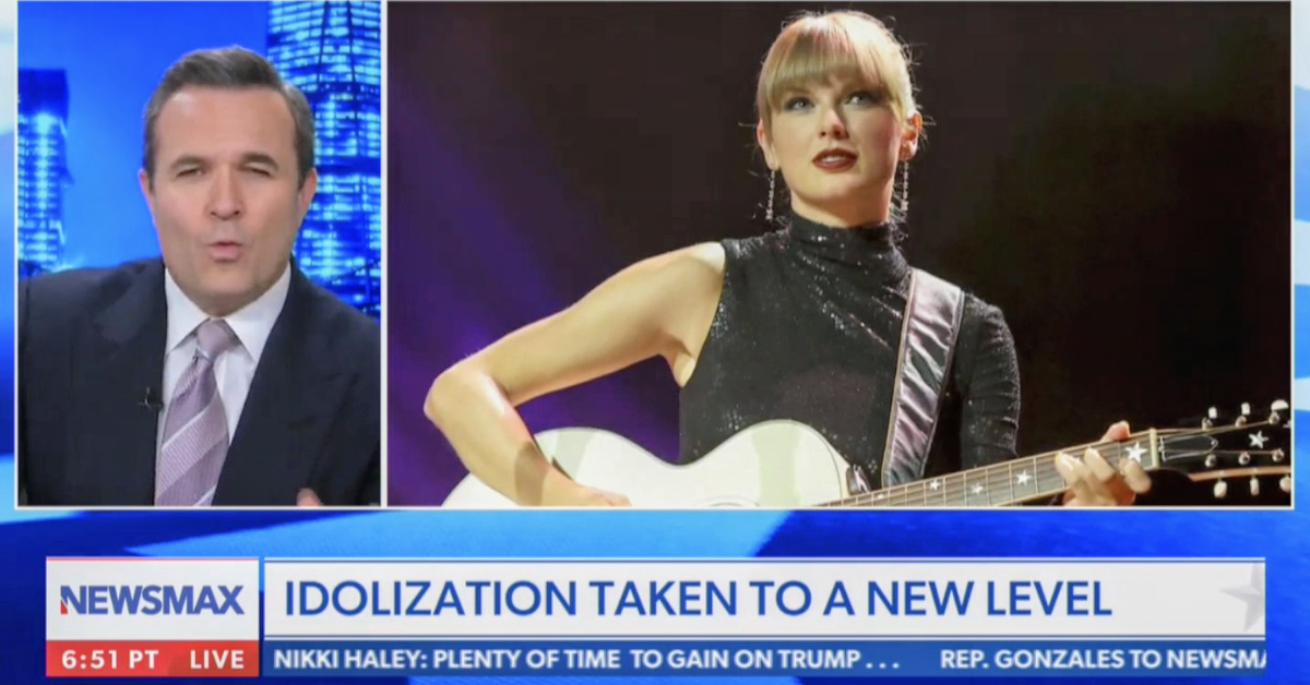 screenshot of Greg Kelly commentary on Taylor Swift
