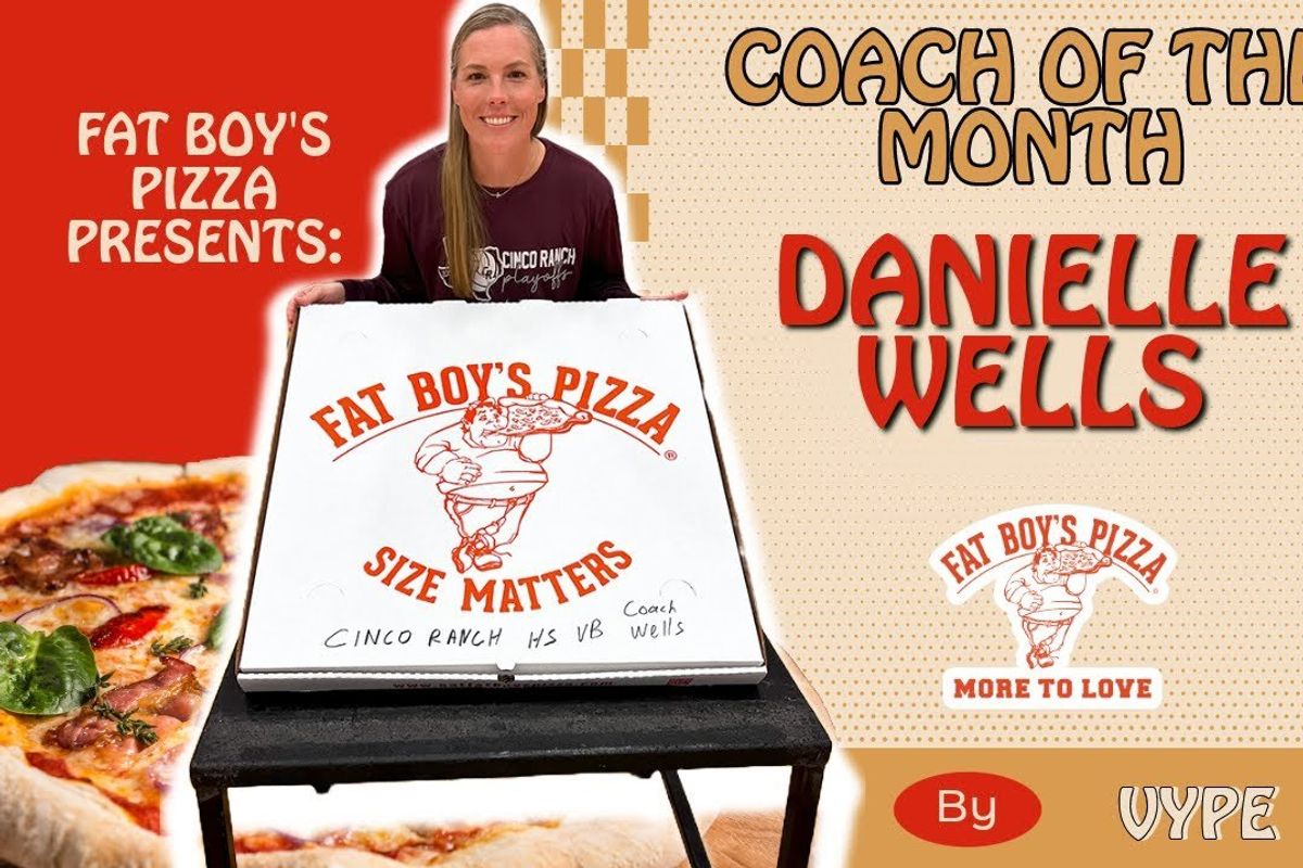 Fat Boy's Pizza Coach of the Month: Cinco Ranch High School Volleyball Coach Danielle Wells