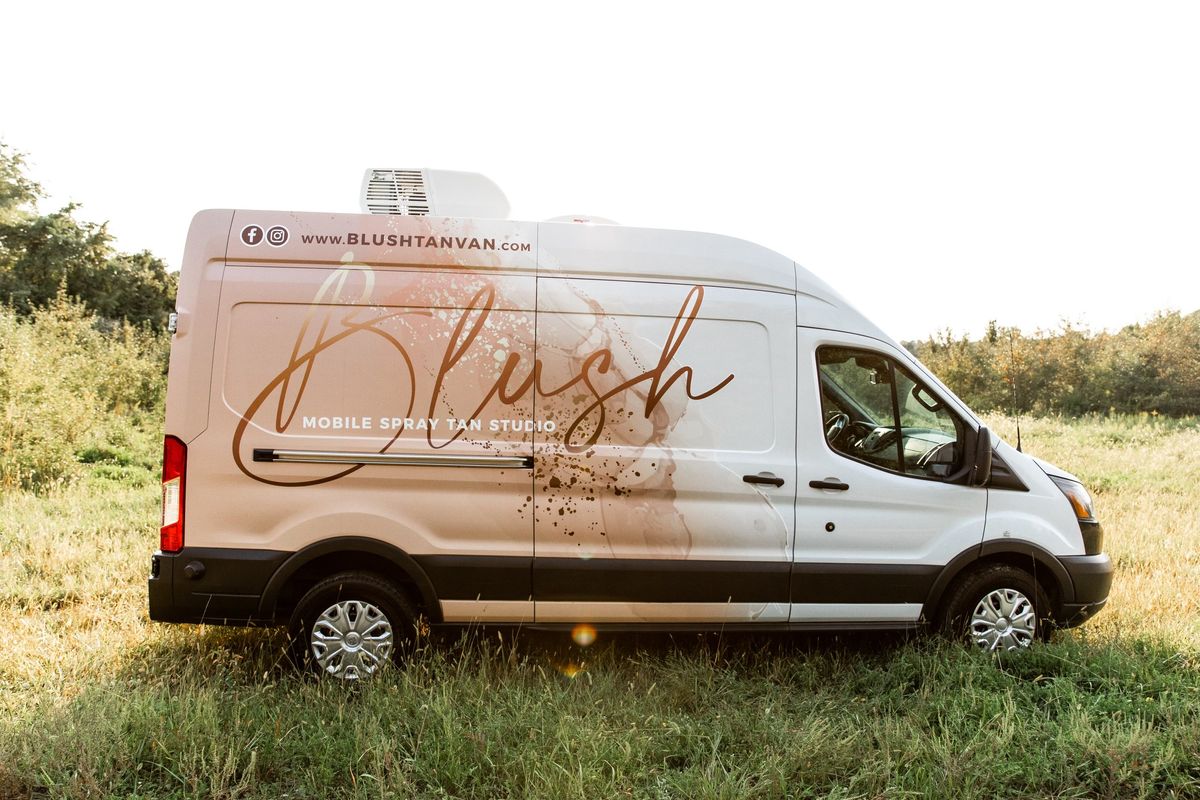 High-Roof Cargo Van Turned Mobile Spray Tan Studio Fuels Entrepreneurial Dreams