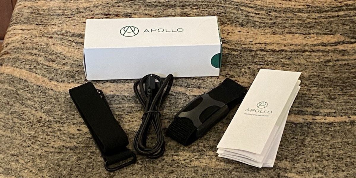 a photo of Apollo Wearable unboxed