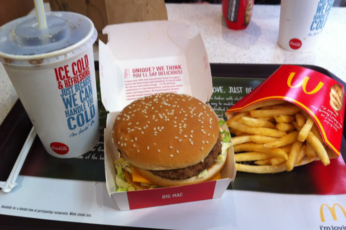 big mac, inflation, fast food prices