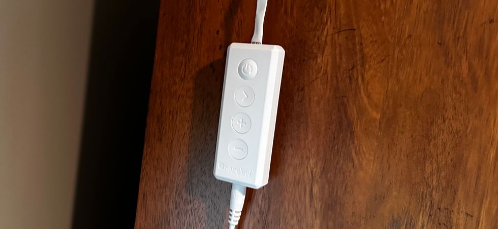 a photo of the Nanoleaf Essentials Matter Smart Lightstip controller