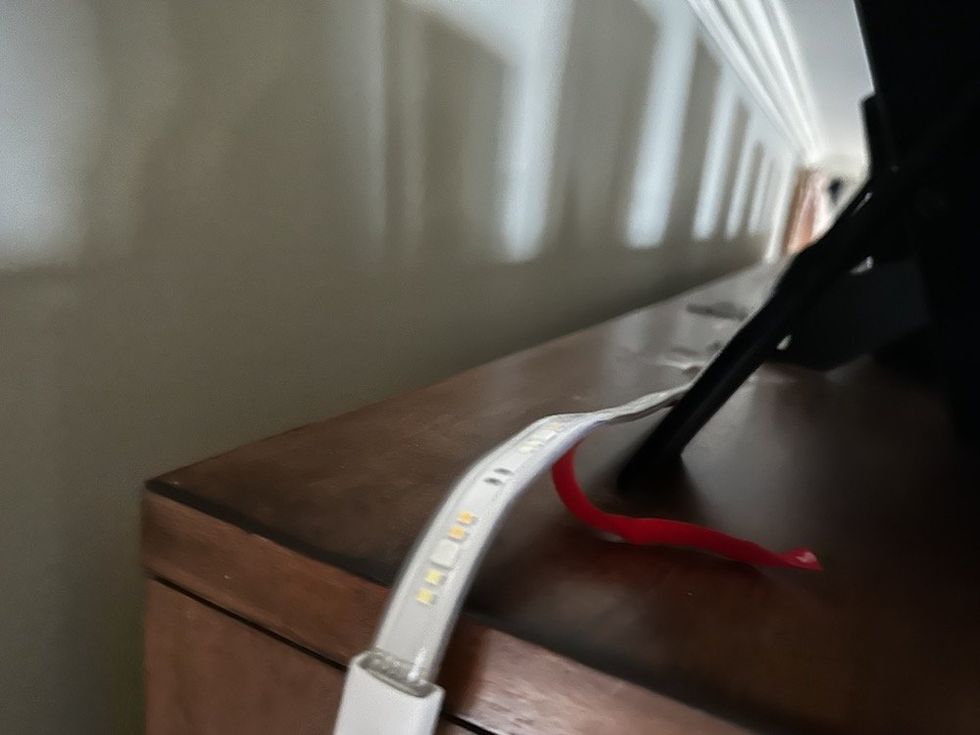 a photo of Nanoleaf Essential Matter Smart Lightstrip installed