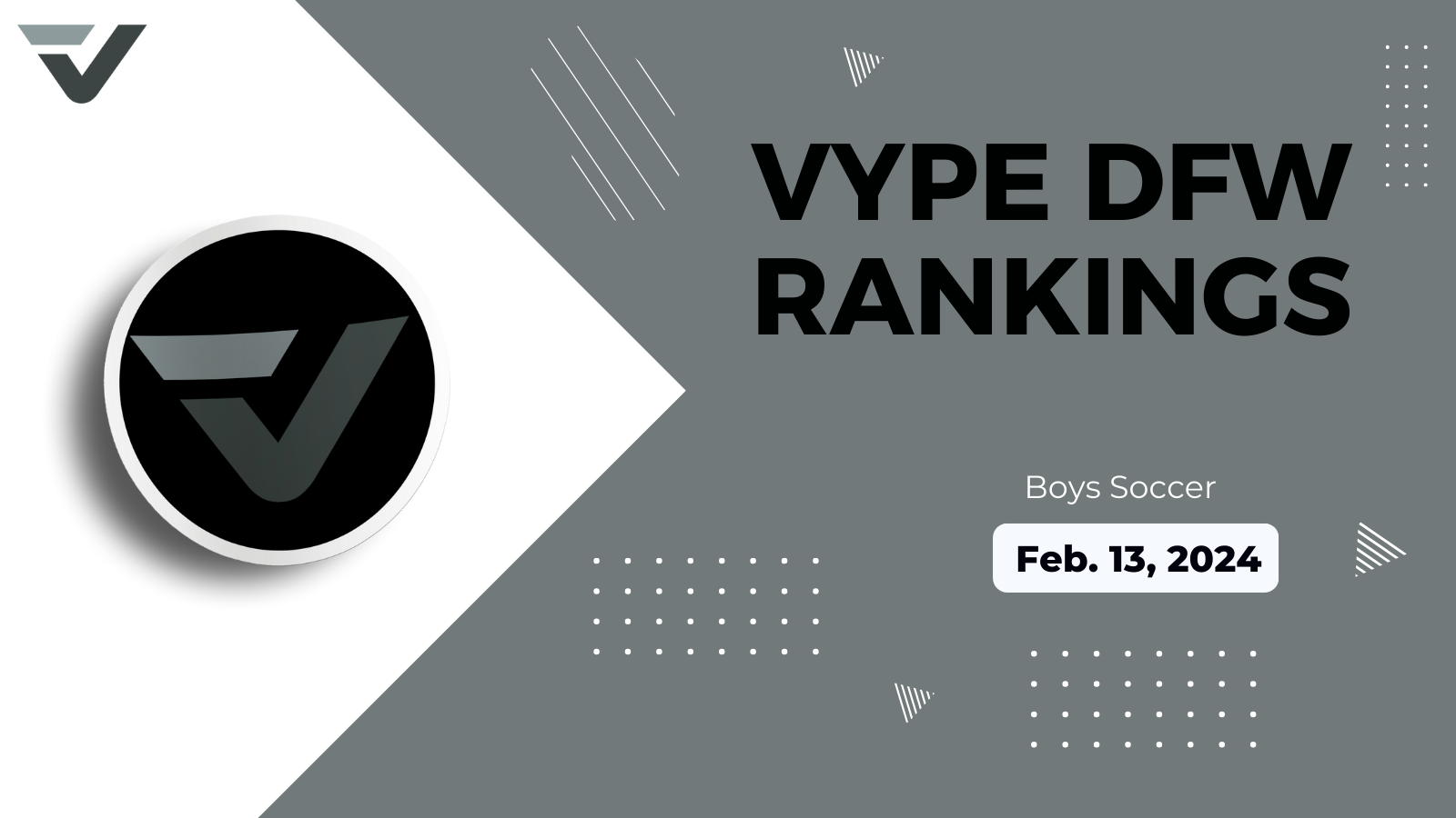 RANKINGS: VYPE DFW updated Boys Soccer Rankings