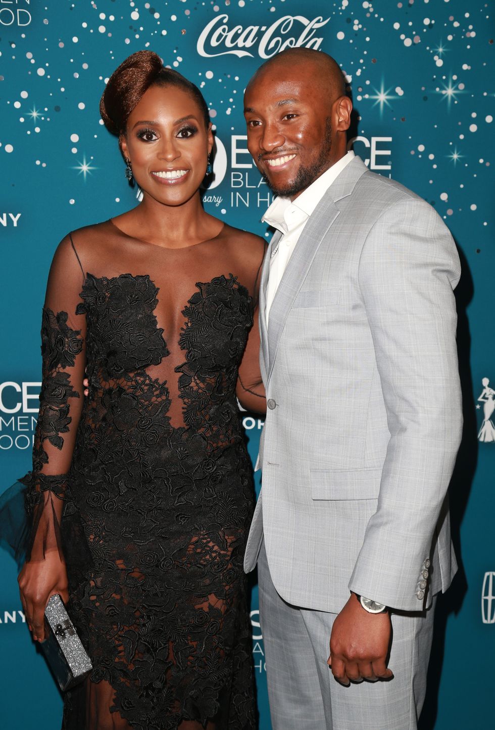 Issa Rae and Louis Diame at Essence Black Women In Hollywood
