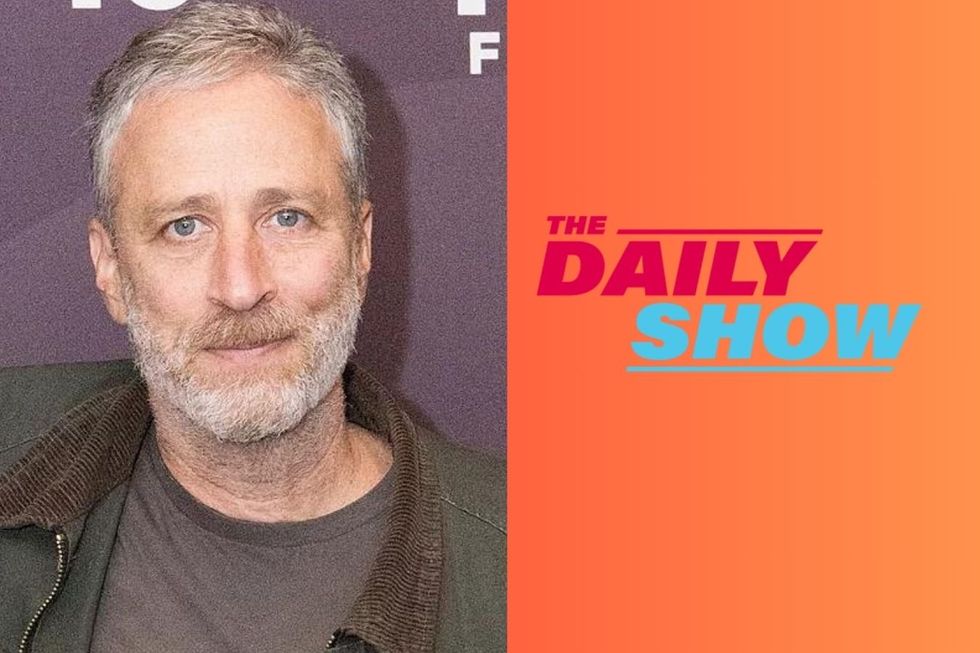 Jon Stewart returns to the 'Daily show' and doesn't miss a beat