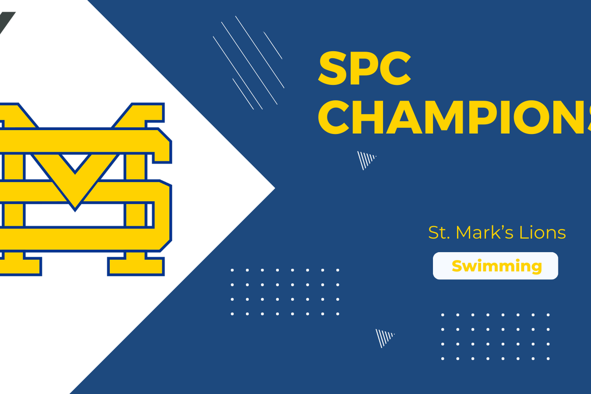 SPC CHAMPS: St. Mark's Boys Swimming Finishes on Top