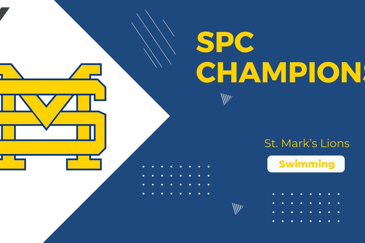 SPC CHAMPS: St. Mark's Boys Swimming Finishes on Top