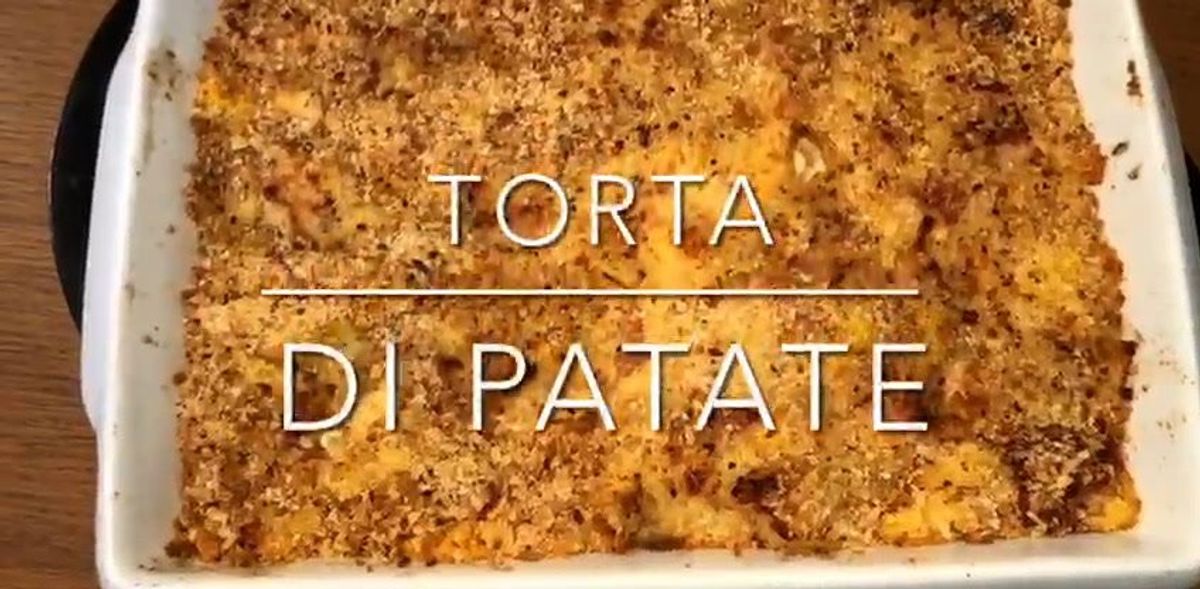 Cuciniamo insieme: la torta di patate