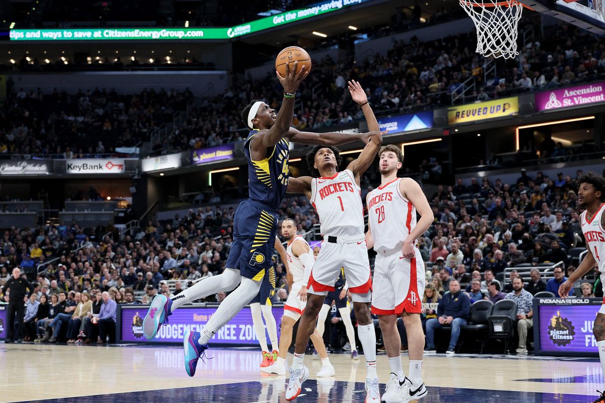 Pascal Siakam fuels third-quarter charge to lead Pacers past Rockets