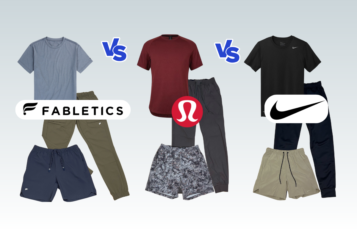 Performance Wear Showdown — Fabletics vs. Lululemon vs. Nike Popdust