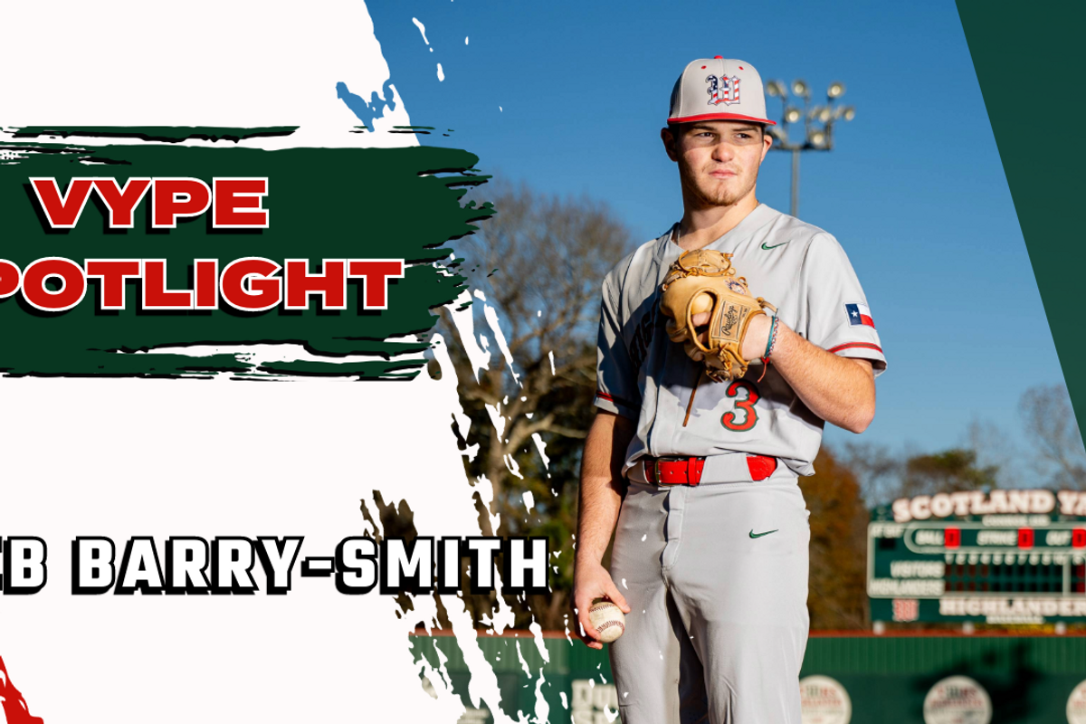 VYPE Spotlight: Caleb Barry-Smith of The Woodlands HS Baseball