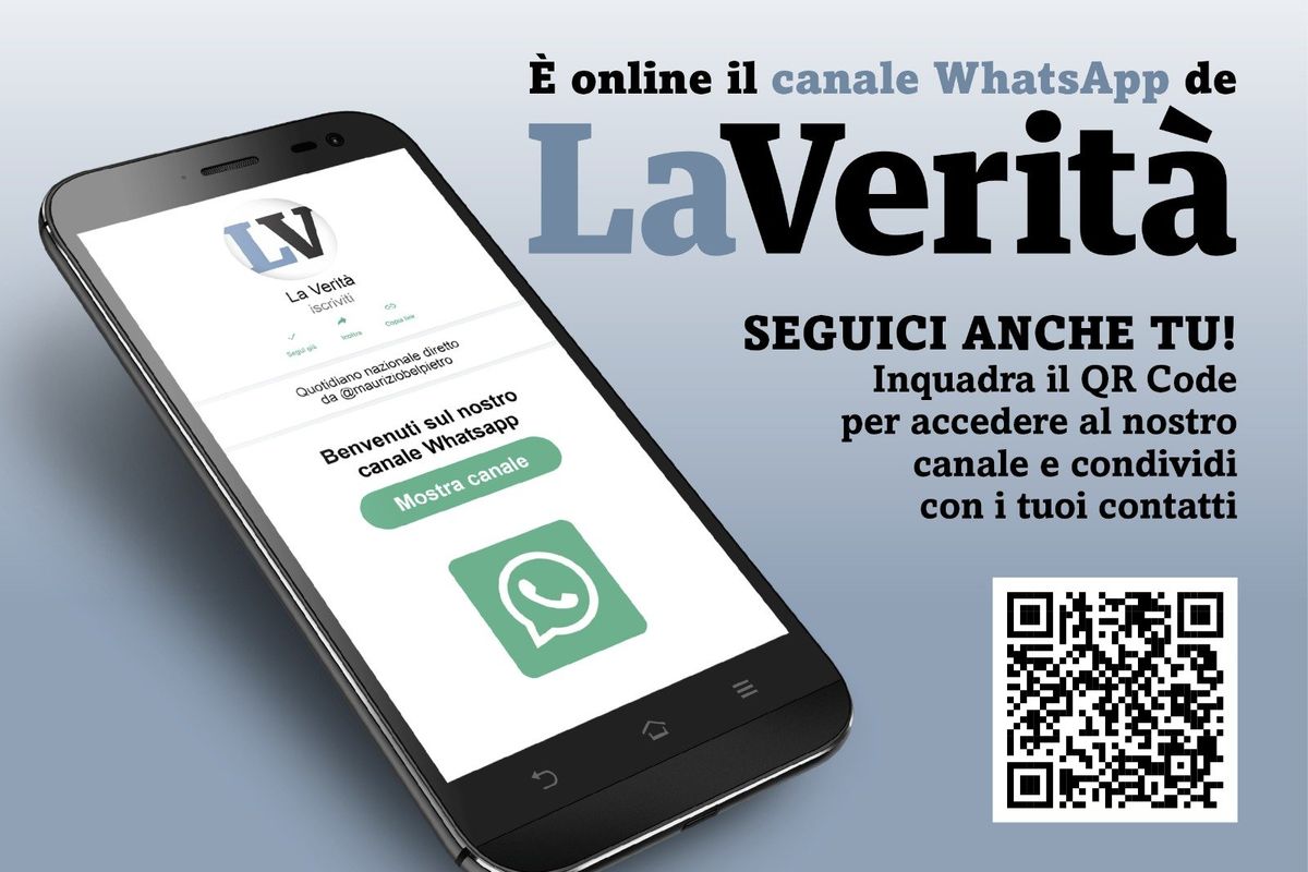 La Verità da oggi, tutti i giorni, anche su Whatsapp