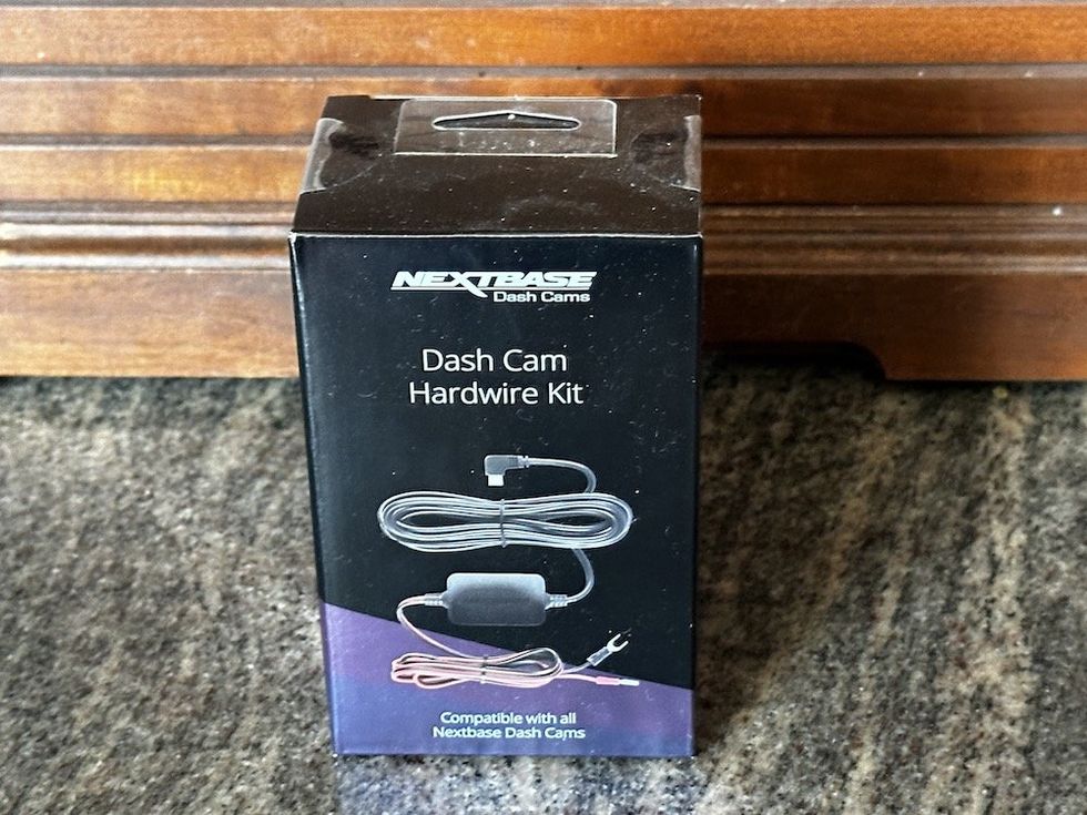 photo of Nextbase Dash Cam Hardwire Kit box