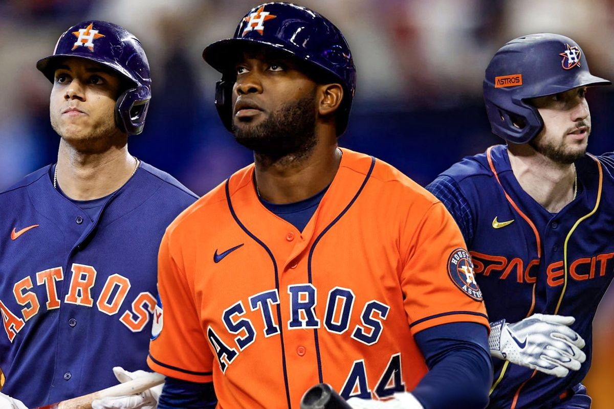 Astros Jeremy Pena, Yordan Alvarez, Kyle Tucker