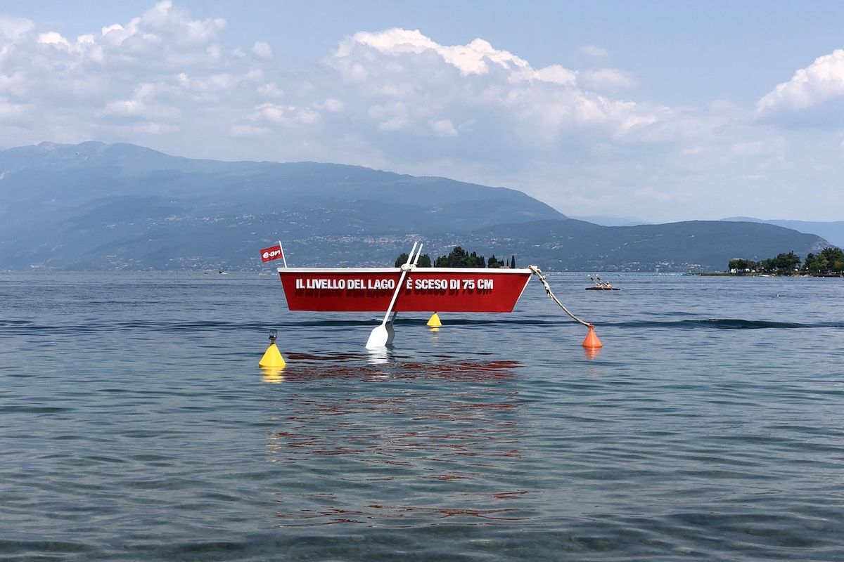 Garda a livelli record per mano dell’uomo