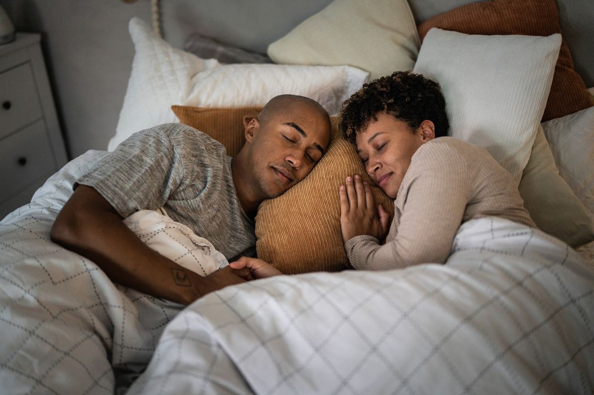How This Sleeping Method Can Make Sleeping Together Easier - xoNecole