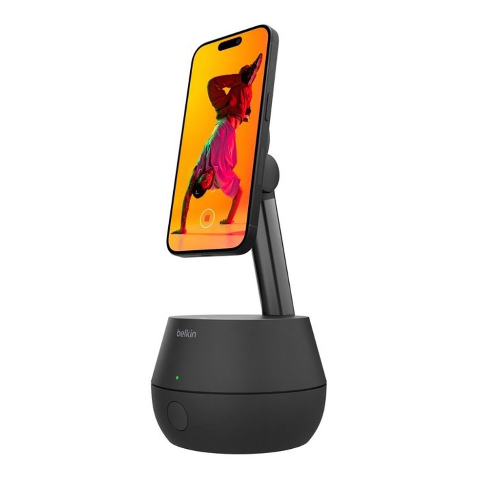 a product shot of Belkin Dock Auto-Tracking Stand Pro
