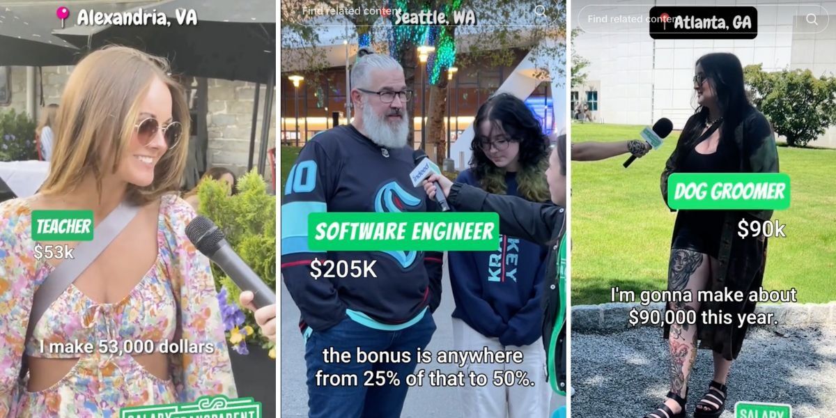 Woman asks people on the street how much money they make - Upworthy