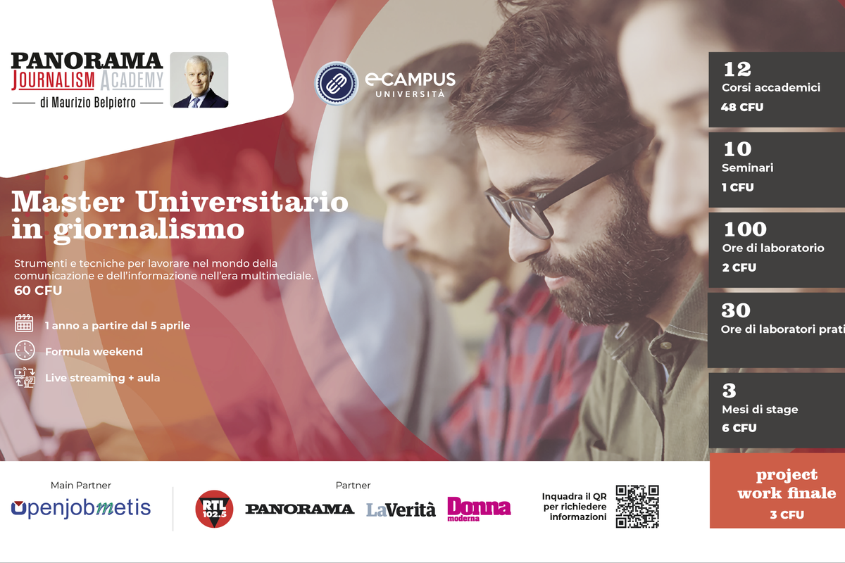 Nasce la Panorama Journalism Academy, un master per diventare giornalisti e comunicatori