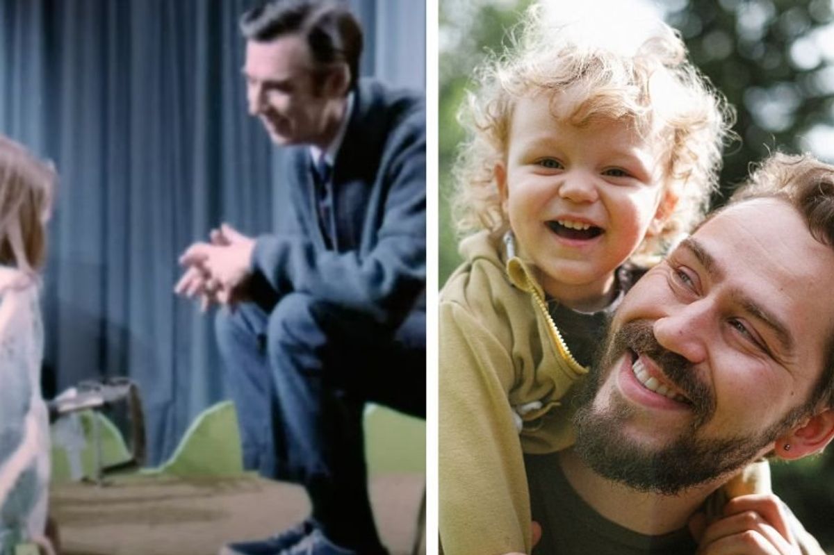 mr rogers, dad tries mr rogers, parenting, kids, how to talk to kids