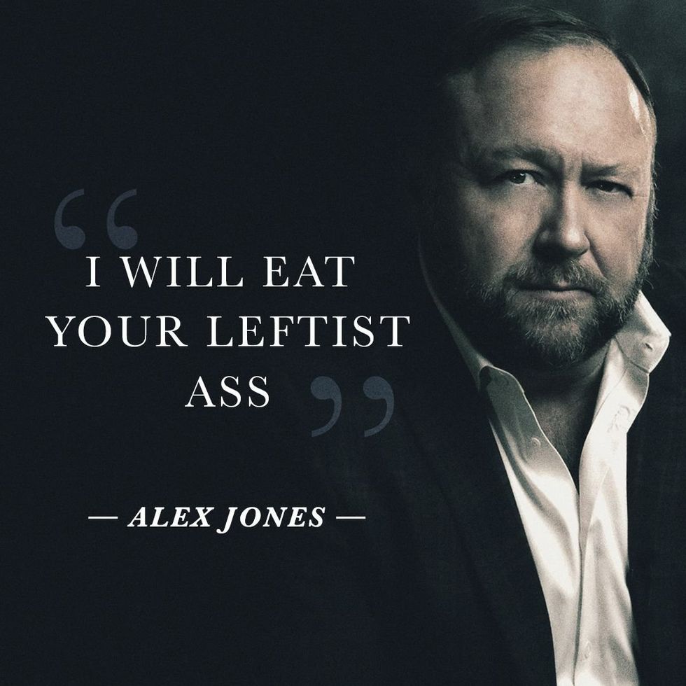 Alex Jones Eat Leftist Ass Meme About Cannibalism Second Nexus Alex Jones Eat Leftist Ass Meme About Cannibalism Second Nexus