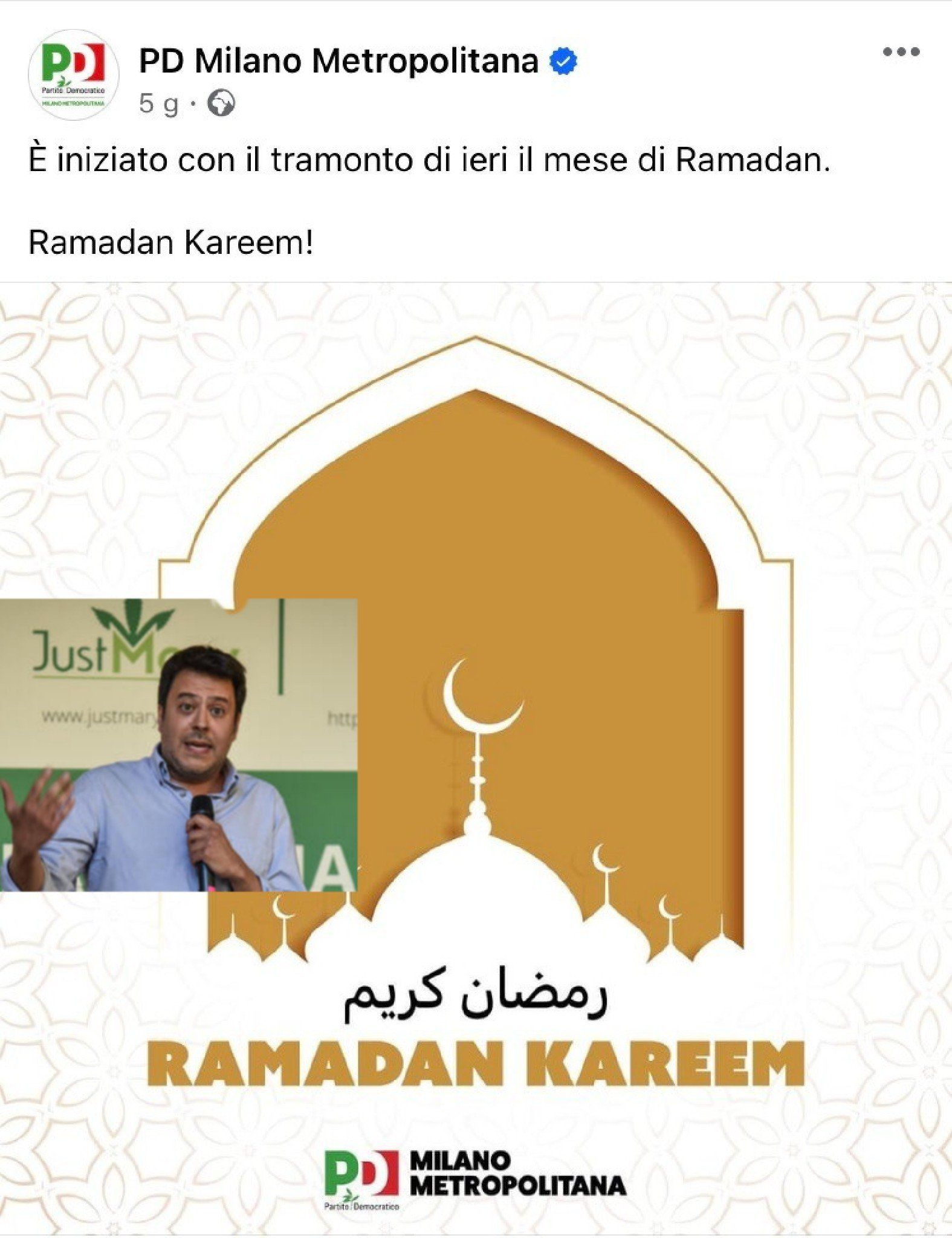 Continua la deriva islamica dei dem. A Milano inneggiano al Ramadan