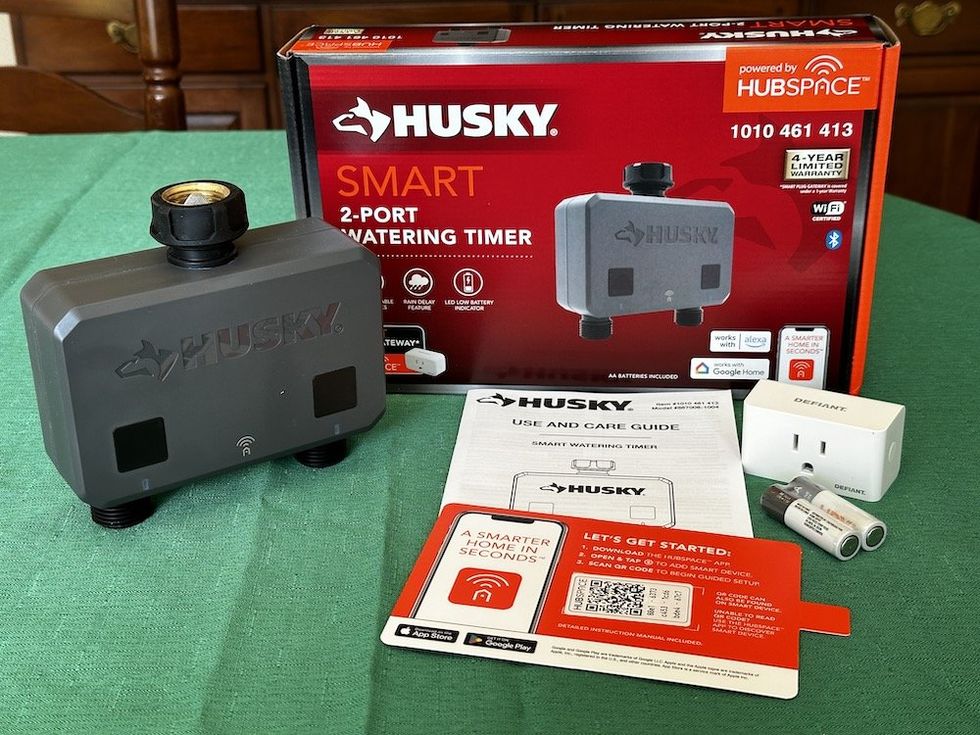 a photo of Husky Smart Watering Timer unboxed