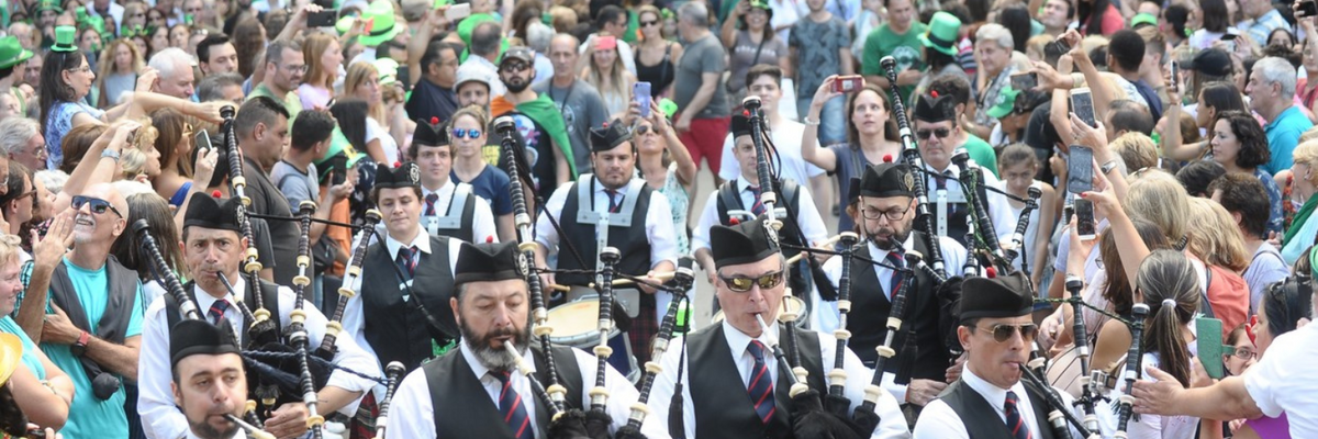 Saint Patrick's Day celebration in Buenos Aires, Argentina