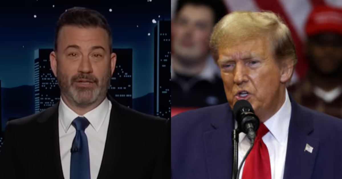 Screenshot of Jimmy Kimmel; Donald Trump