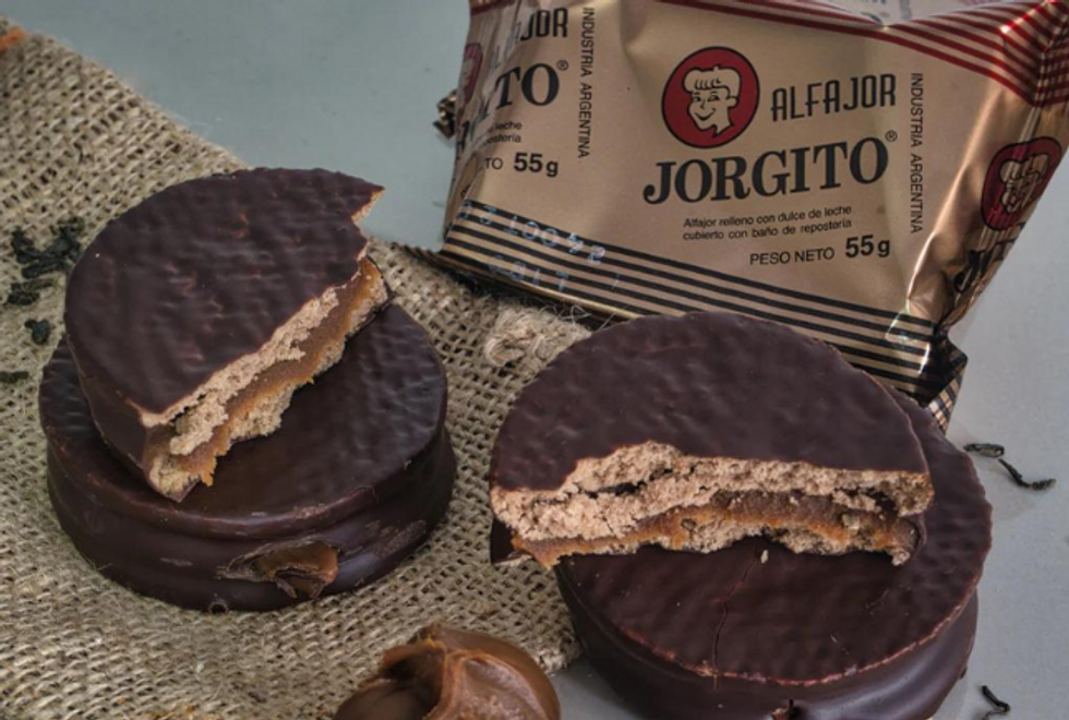 Image of "Alfajores Jorgito", a traditional Argentinian snack